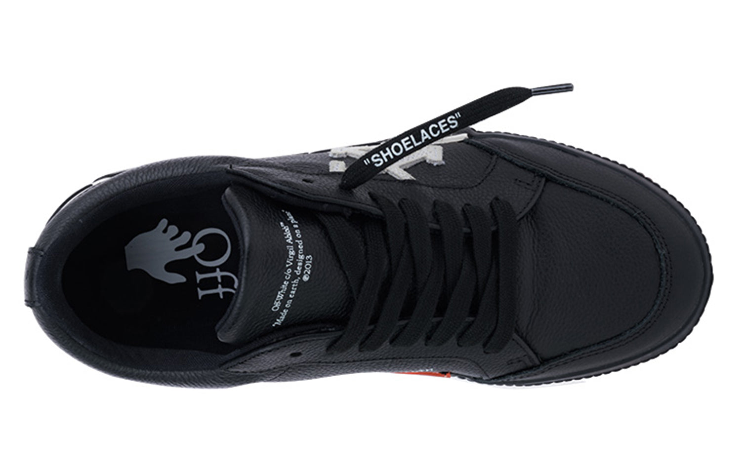 Off-White Low Vulcanised Sneakers Black OMIA085F21LEA0031001