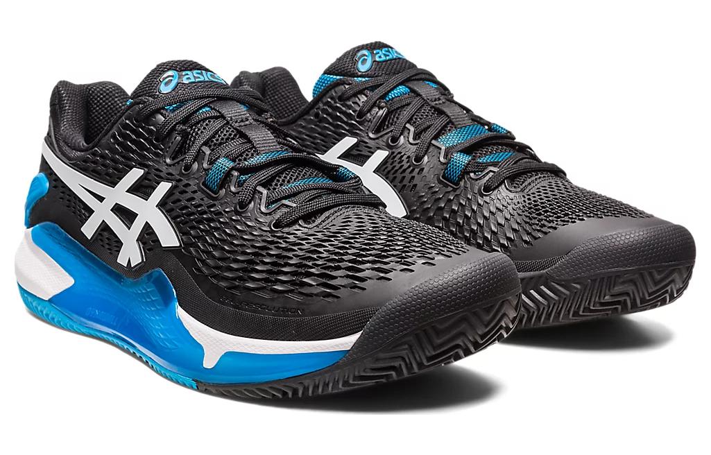 ASICS Gel Resolution 9 Clay 'Black Blue' 1041A375-001