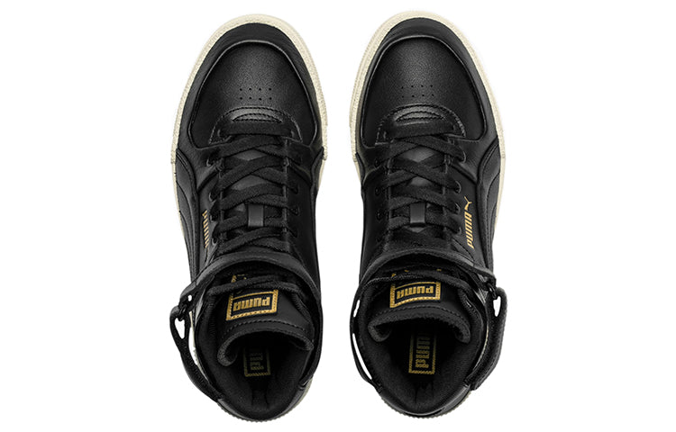 (WMNS) PUMA Cali Sport Top Warm Up Trainers Black 373436-06