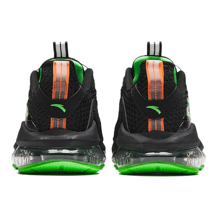 (GS) ANTA Running Series Sneakers 'Black Green' A312325588H-4