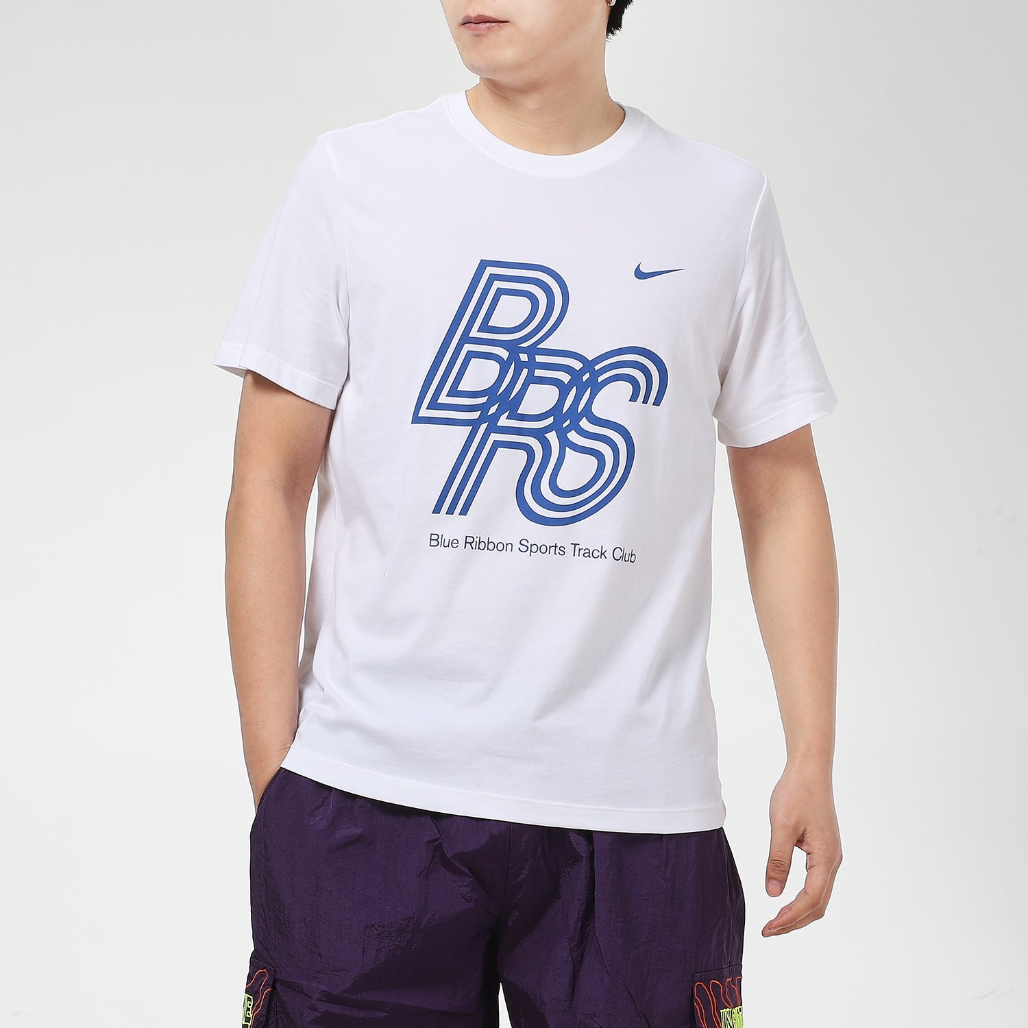 Nike Mnkdrytee Brs Training Soccer/Football Sports Short Sleeve White DA7593-100
