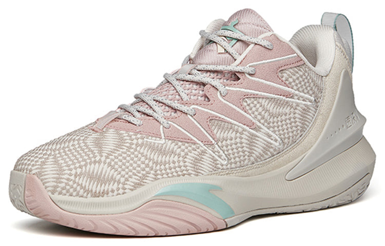 ANTA Shock Quick Decision 5.0 Shoes 'Grey Pink' 112141605-6