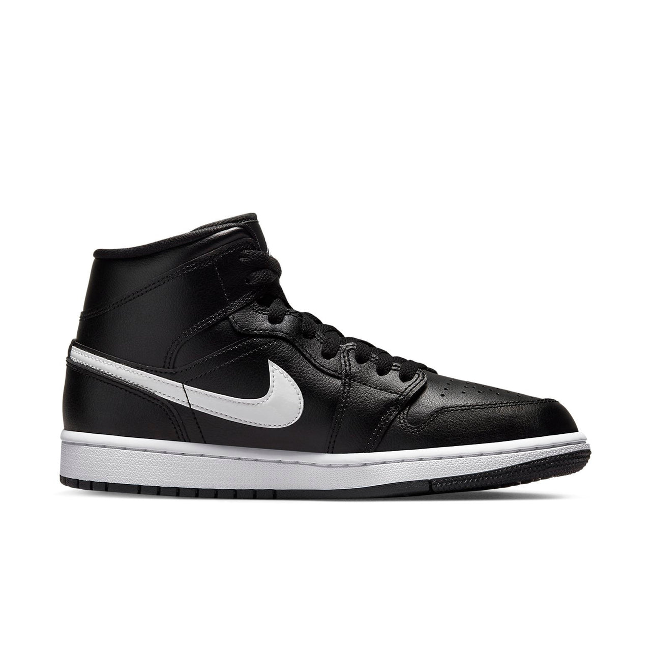(WMNS) Air Jordan 1 Mid 'Black White' DV0991-001
