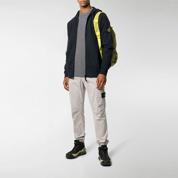 Men's STONE ISLAND Sleeve Zipper Blue 731564220-V0020