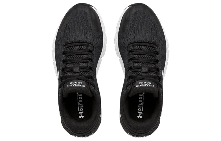(WMNS) Under Armour Charged Rogue 2 Sports Shoes Black/White 3023335-003