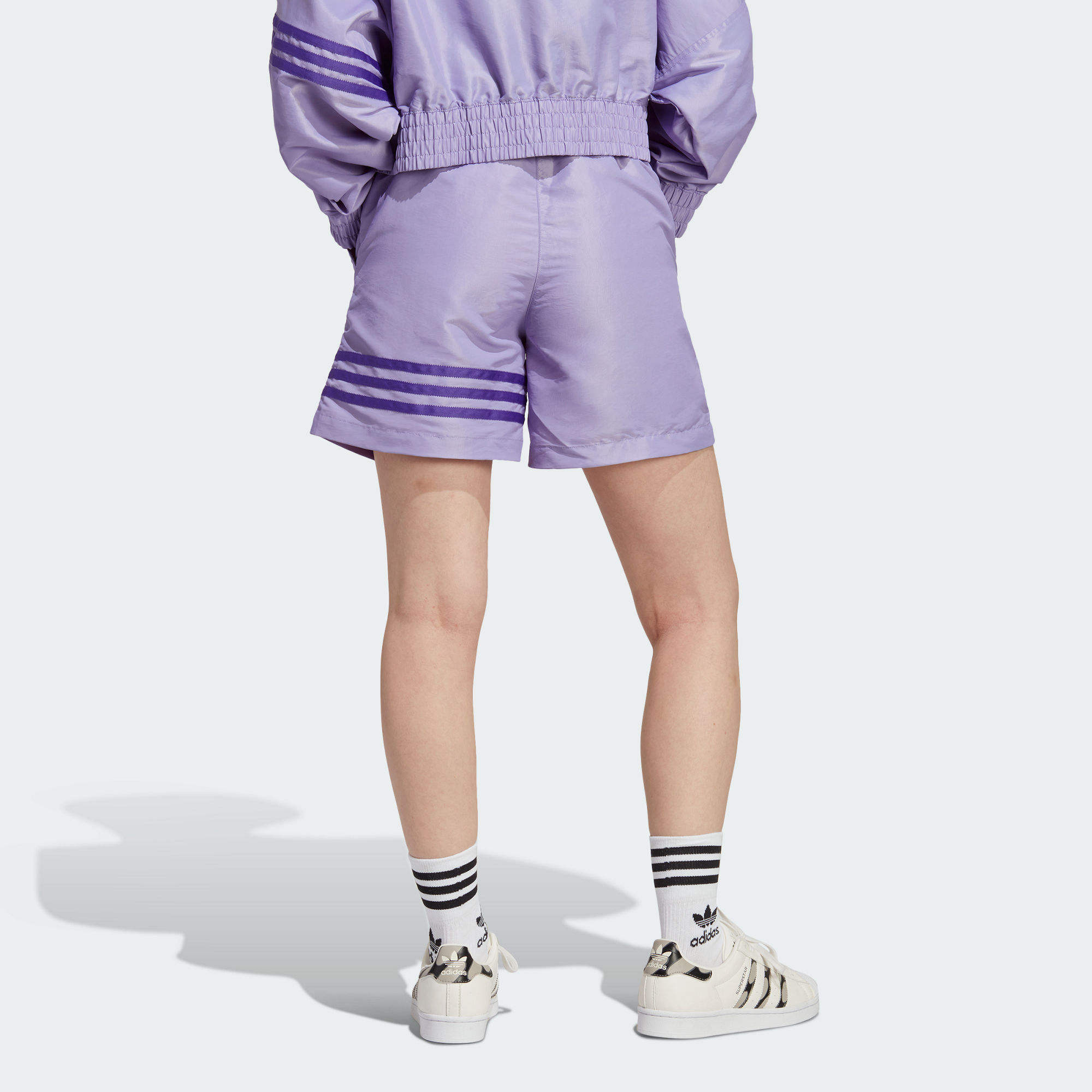 (WMNS) adidas Adicolor Neuclassics Shorts Asia Sizing 'Purple' IC5420