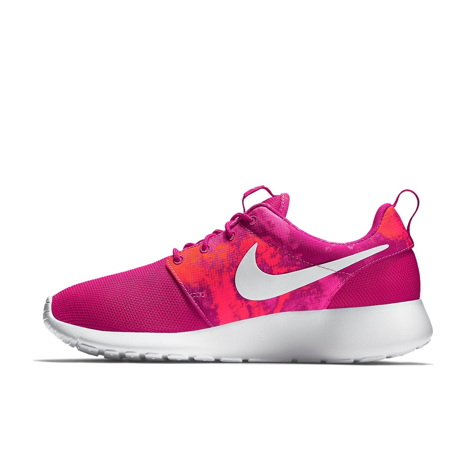 (WMNS) Nike Rosherun Print 'Pink White' 599432-613