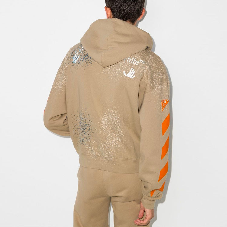 Men's Off-White Loose Khaki OMBB037G20FLE0131720