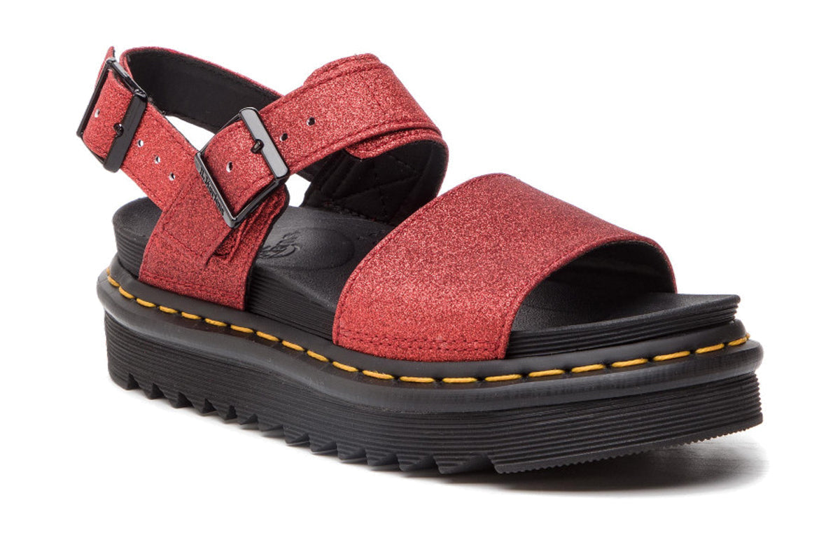 (WMNS) Dr. Martens Flatform-Sandles Red 24818602