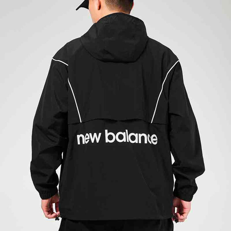 New Balance Athletic Windbreaker Asia Sizing 'Black' AMJ11500-BK