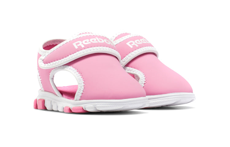 (TD) Reebok Wave Glider 3 Velcro Outdoor Minimalistic Pale Pink Sandals EH0212