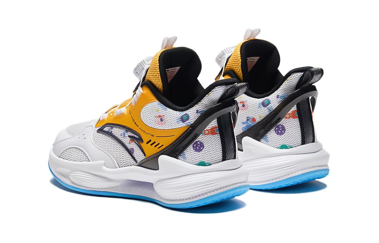 (PS) ANTA Basketball Shoes 'White Yellow Blue' A312429909-2