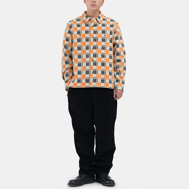 Stussy Brent Plaid L/S Shirt 'Tan' 110199