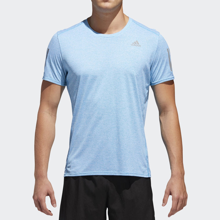 adidas Rs Cooler Ss M Running Sports Short Sleeve Blue DQ2551