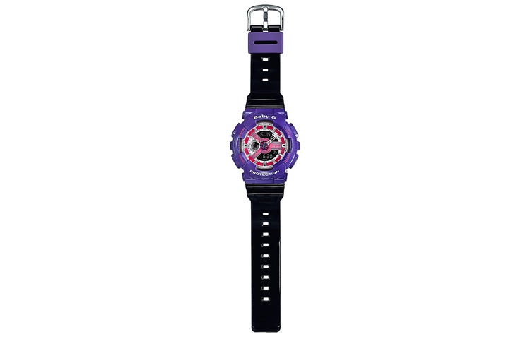 CASIO G-Shock Analog-Digital 'Purple' GA-110NC-6A+BA-110NC-6A