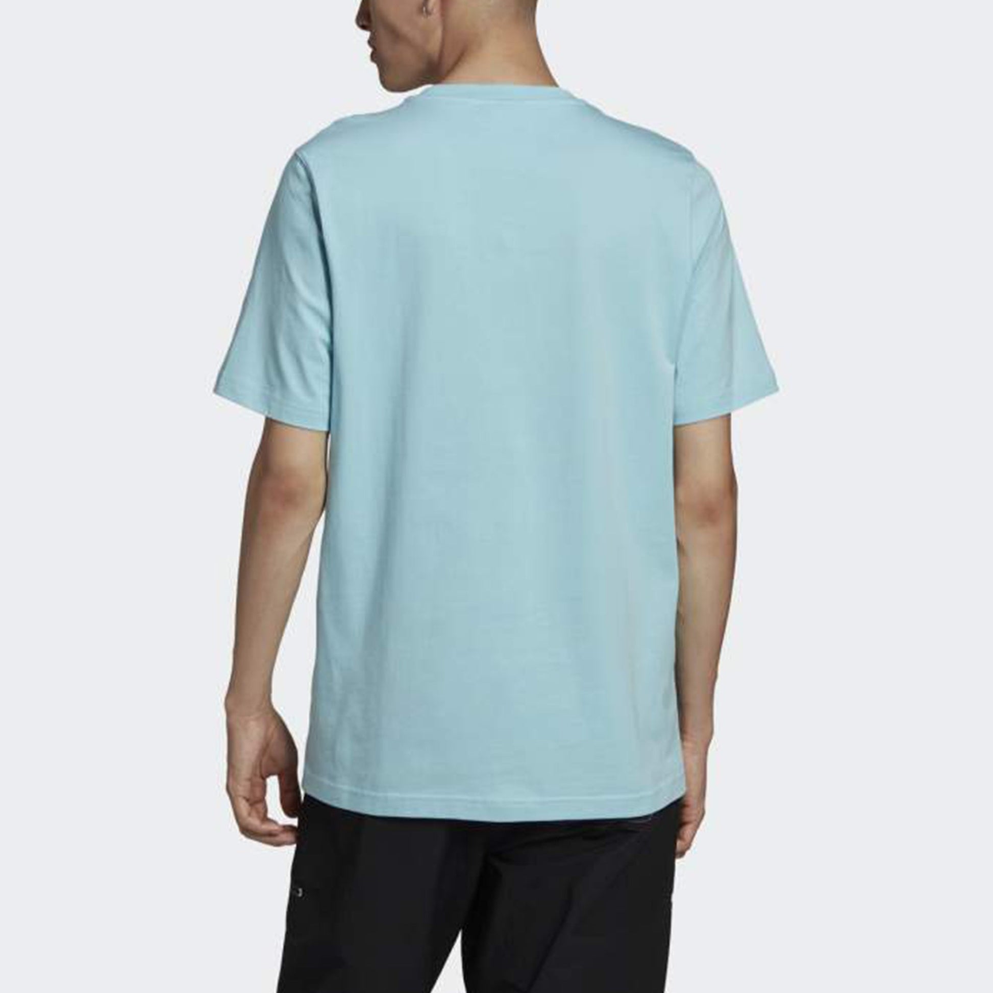 adidas originals Worm Tee Printing Sport Short Sleeve Men's Light Blue GN2156