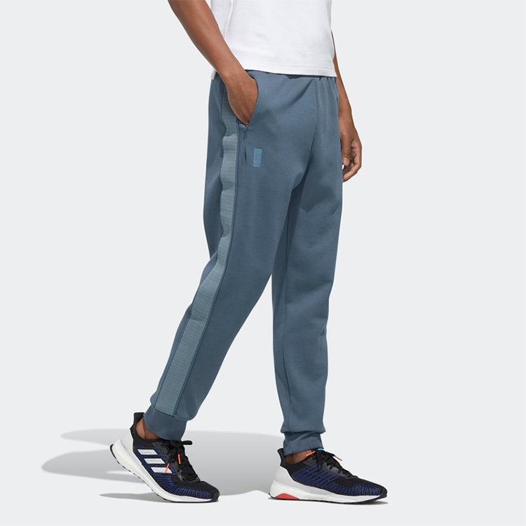 adidas Wj Pnt Swt Logo Printing Sports Pants Blue FM9338