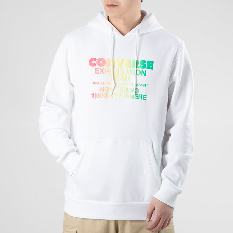 Converse Exploration Team Pullover Hoodie Asia Sizing 'White' 10021271-A03
