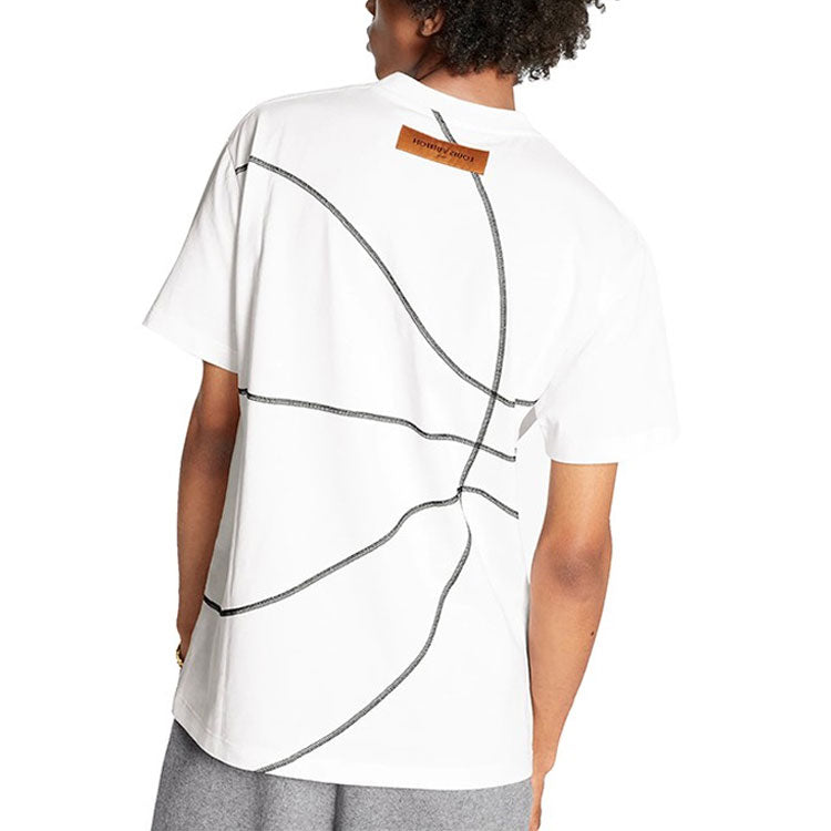LOUIS VUITTON x NBA Basketball Tee M White 1A8H6R