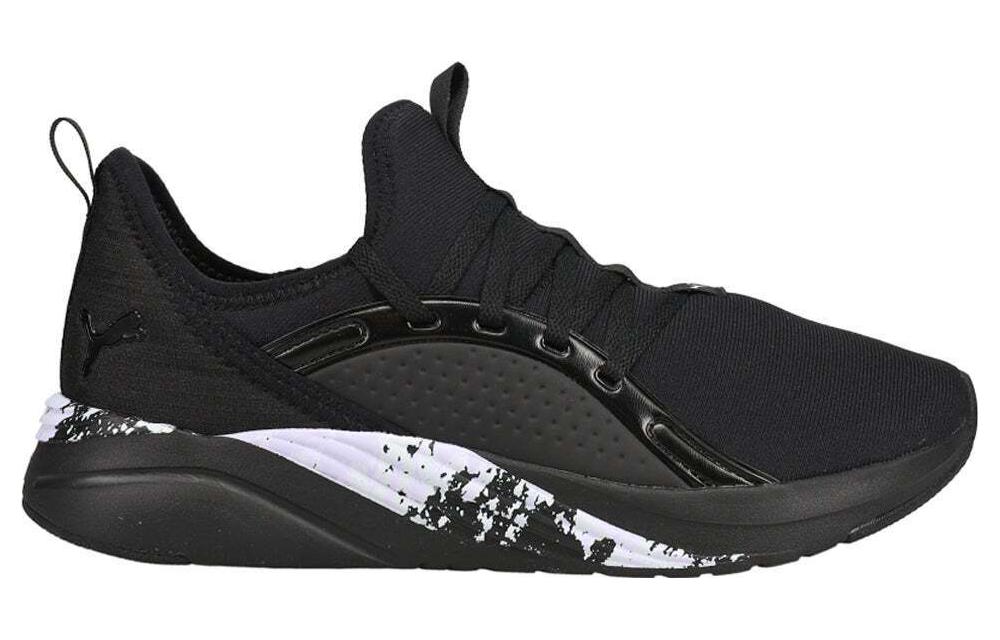 (WMNS) PUMA Softride Sophia 2.0 Ice Dye Lace Up 'Black' 378910-01