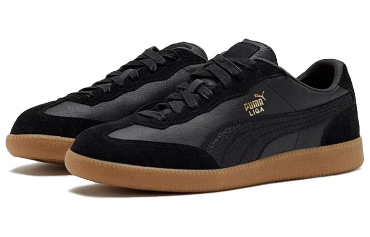 PUMA Liga Leather Retro Shoe Black 364597-02