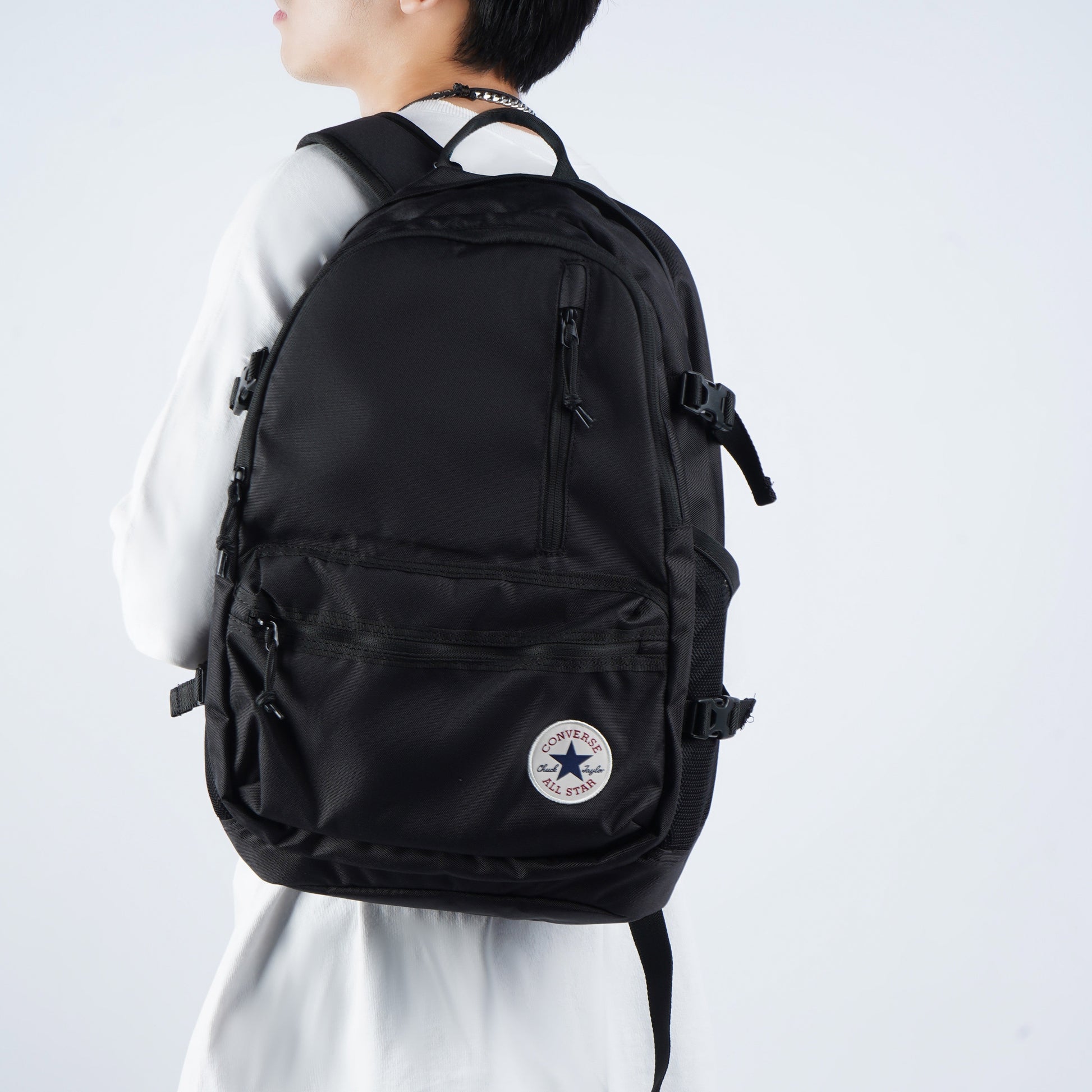 Converse Straight Edge Backpack 'Black' 10021138-A01