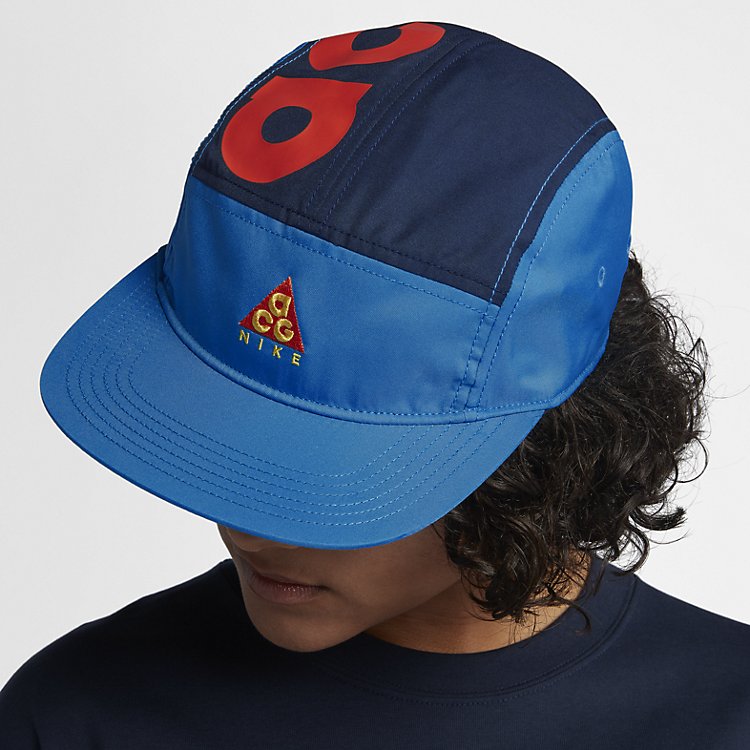 Nikr ACG Dry AW84 Strapback Cap 'Blue Habanero Red' AO2104-439