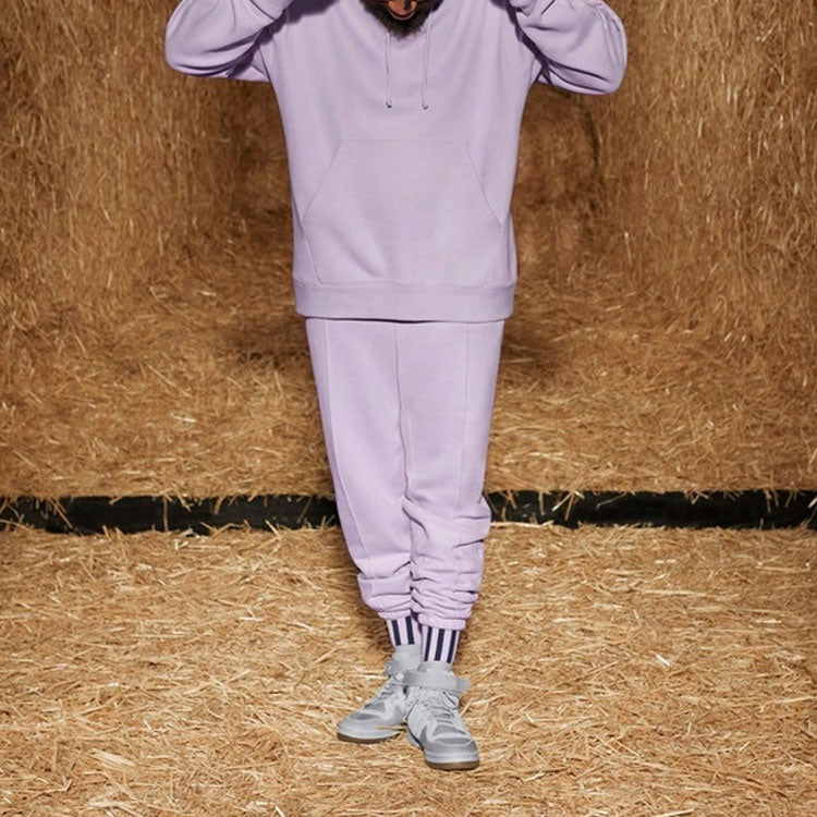 adidas originals x IVY PARK Crossover Casual Solid Color Bundle Feet Sports Pants/Trousers/Joggers Purple H61693