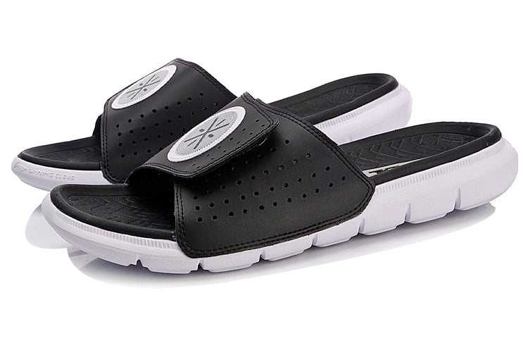Li-Ning Wade Lifestyle Slides 'Black White' ABTN003-3