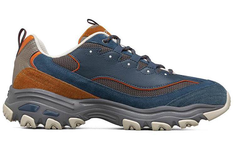 Skechers D'Lites 1.0 Low-Top Running Shoes Blue 237154-NVOR