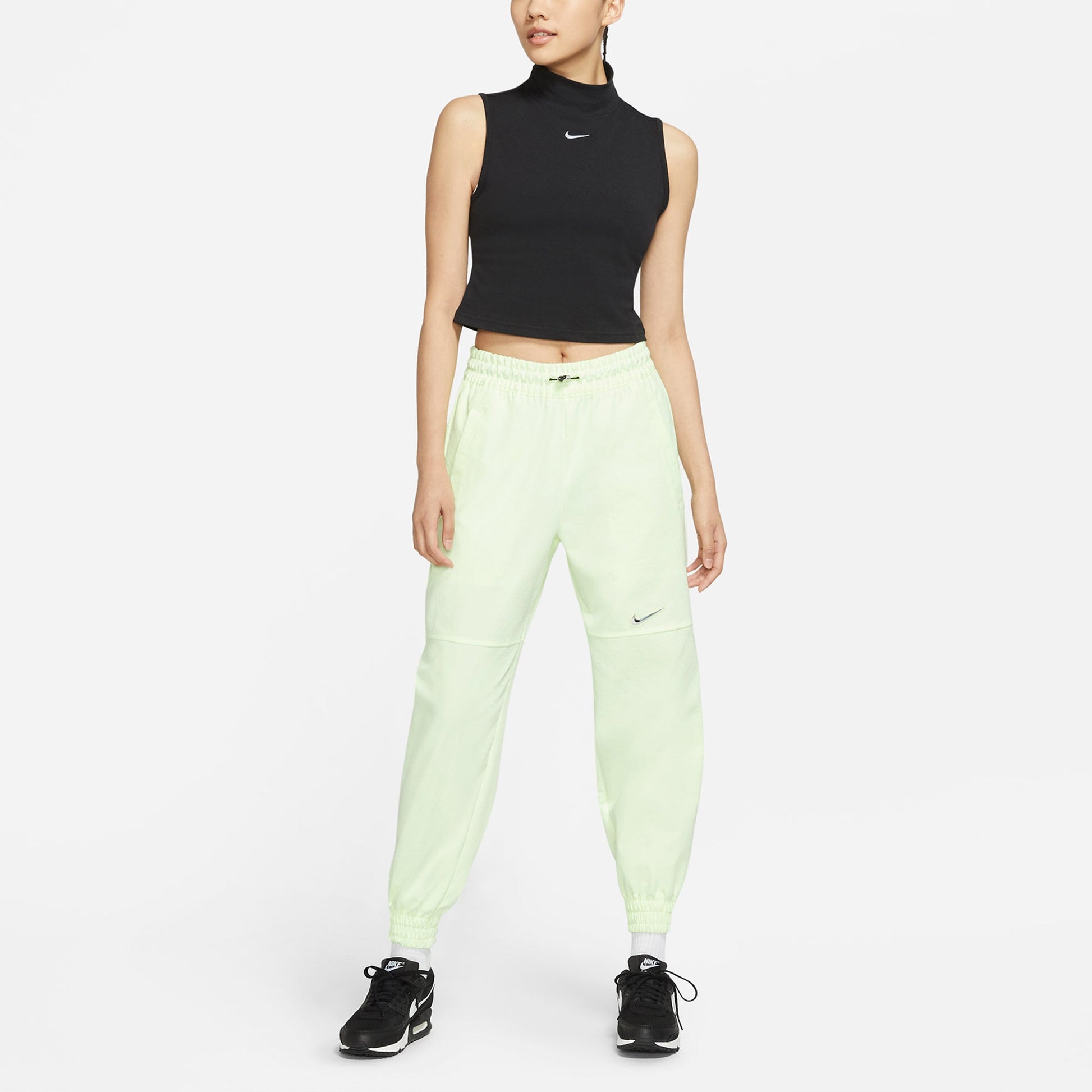 (WMNS) Nike Sportswear Collection Essentials Embroidery Logo Knitting Waistcoat Black DD5881-010