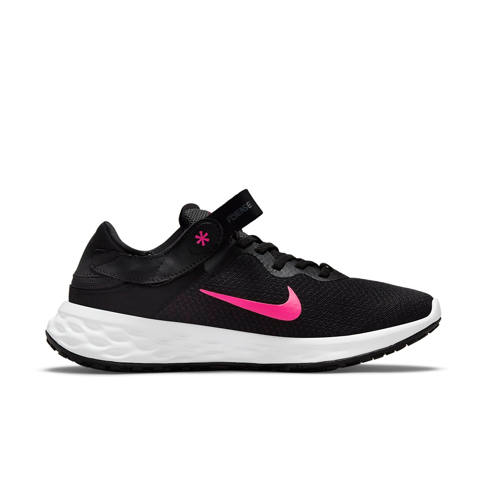 (WMNS) Nike Revolution 6 FlyEase Next Nature 'Black Hyper Pink' DC8997-002