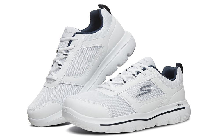 Skechers Go Walk Evolution Ultra Low-Top White/Blue 54734-WNV
