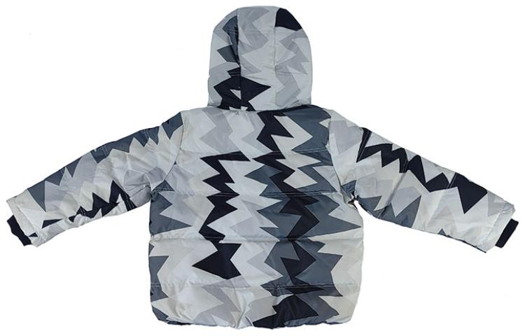 (GS) Air Jordan Essential Print Ripstop Puffer Jacket 'White Black' FV5778-133