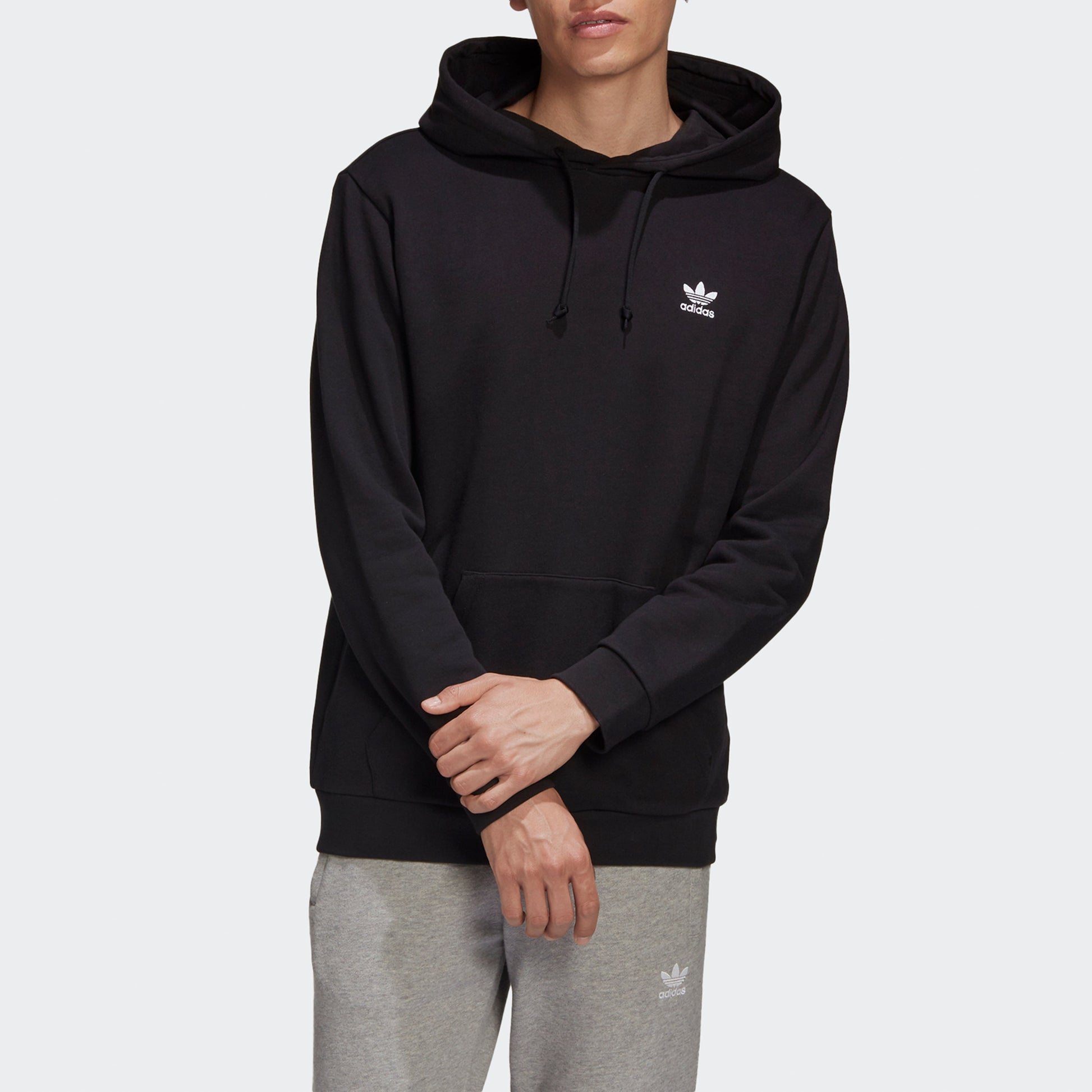 adidas originals logo Printing Loose Sports Black GE0795