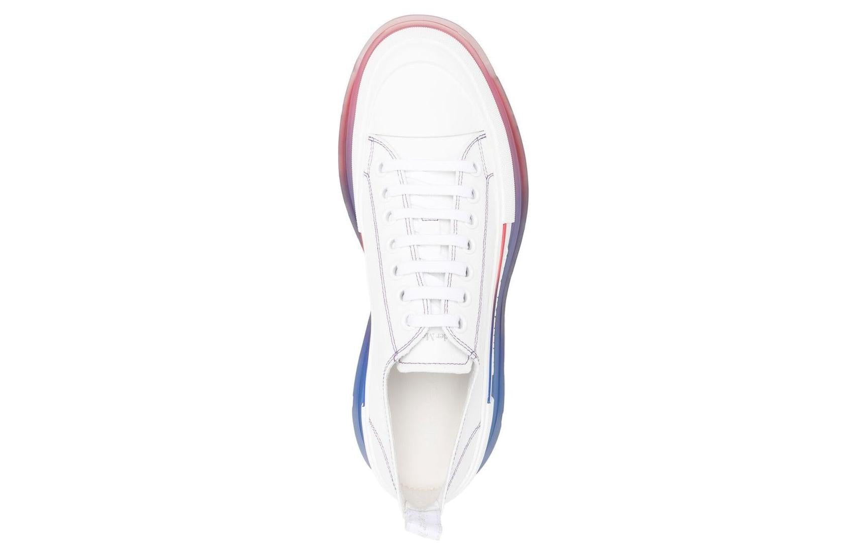 Alexander McQueen Tread Slick Low Lace Up Shoes 'White Multi' 705660W4TGE8994