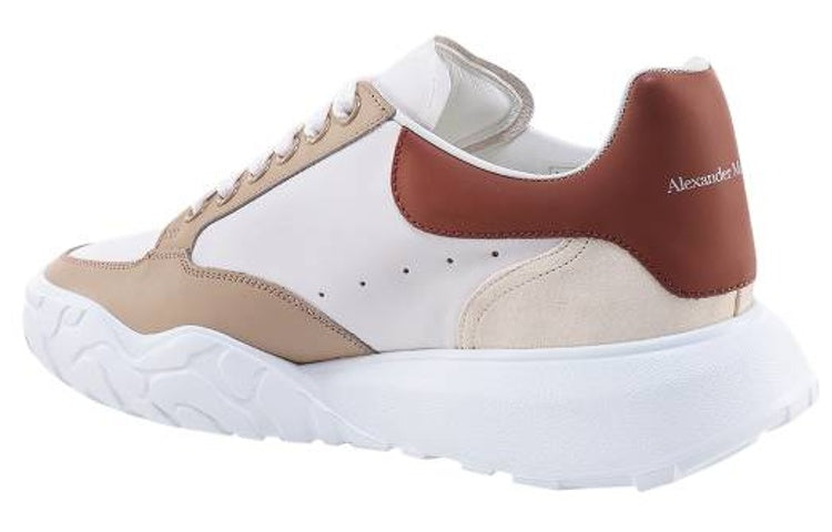 Alexander McQueen Court Trainers 'White Tan Red' 735780WID6A8804