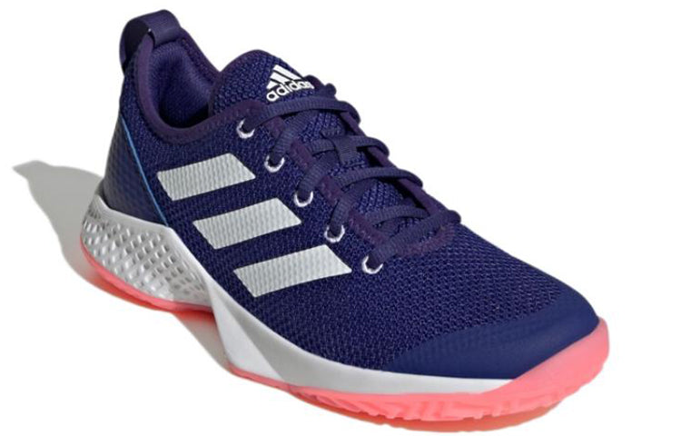 (WMNS) adidas CourtFlash 'Purple White Pink' GZ0707