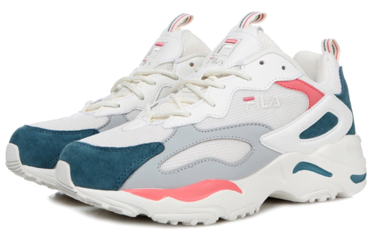 (WMNS) FILA Tracer Retro Running Shoes Grey/Blue/White 1IM00003_145