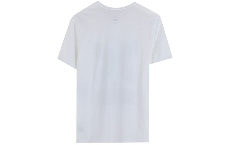 Air Jordan 11 Printing Sports T-Shirt 'White Black' 916047-100