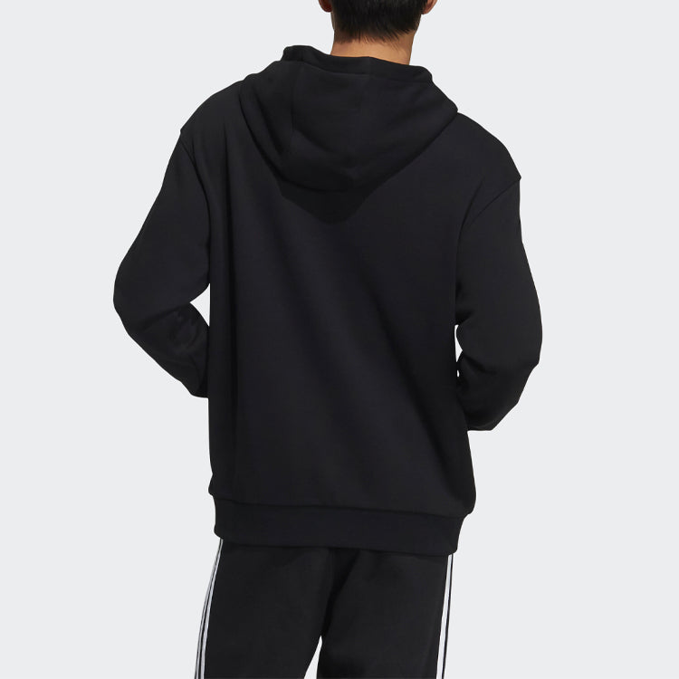 adidas originals I Trfl Ch Hd 2 Alphabet Logo Pattern Printing hooded Long Sleeves Black H07329