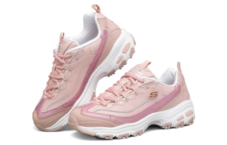 (WMNS) Skechers D'lites 1.0 Running Shoes Pink 149242-MVE