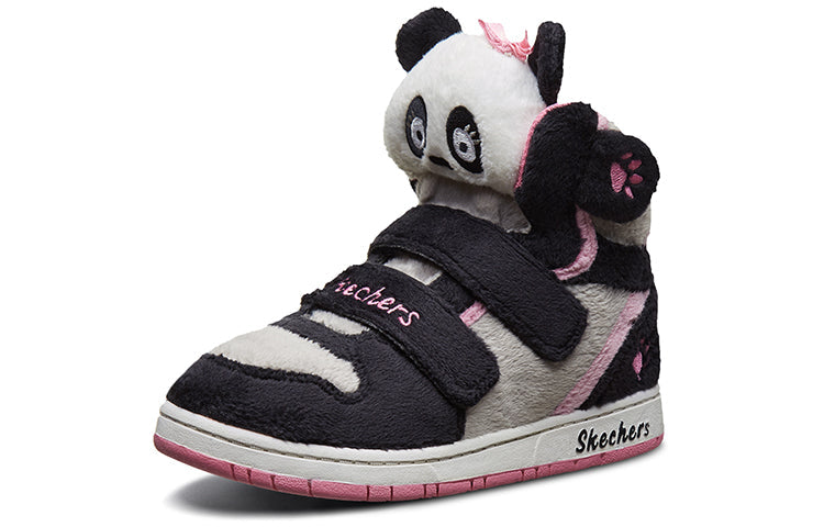 (GS) Skechers Sugarcanes Panda Shoes 'Black Grey Pink' 80689N-BKPK
