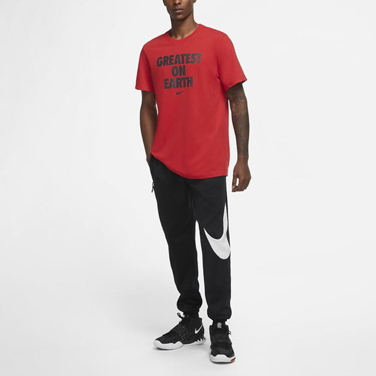 Nike MENS Fleeced Big Hook Casual Ankle Banded Pants Black CK6613-010