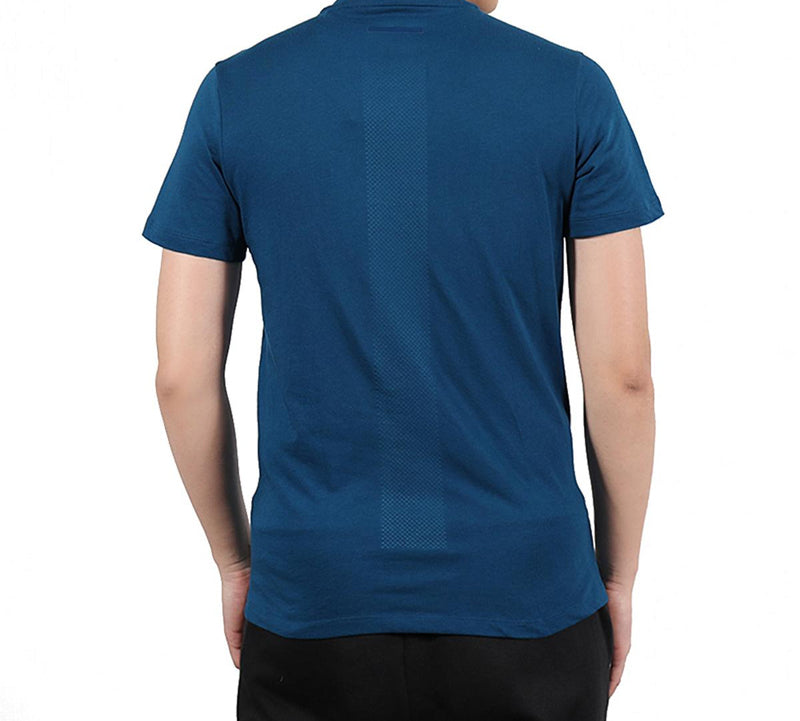 adidas Run It Tee Soft Sports Round Neck Short Sleeve 'Blue' EC3709