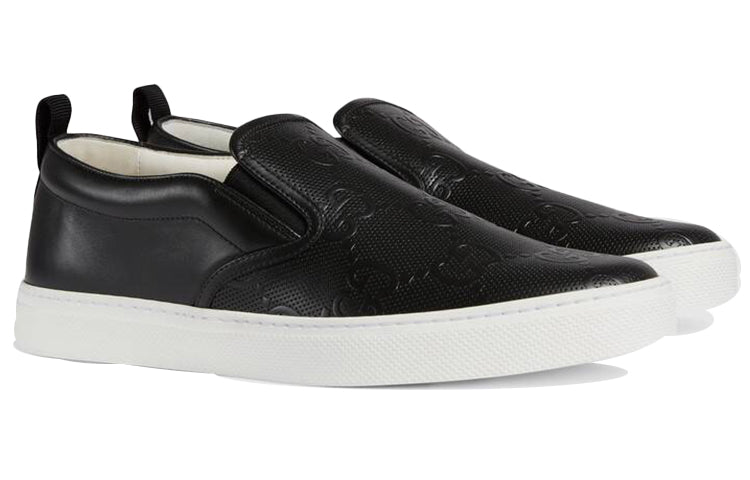 Gucci Slip-On 'GG Embossed - Black' 407364-1XK20-1000