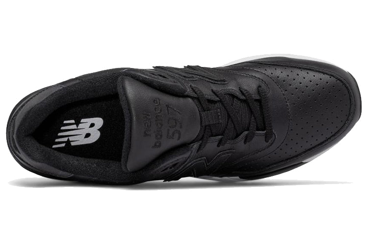 New Balance 597 Leather 'Black White' ML597BLL