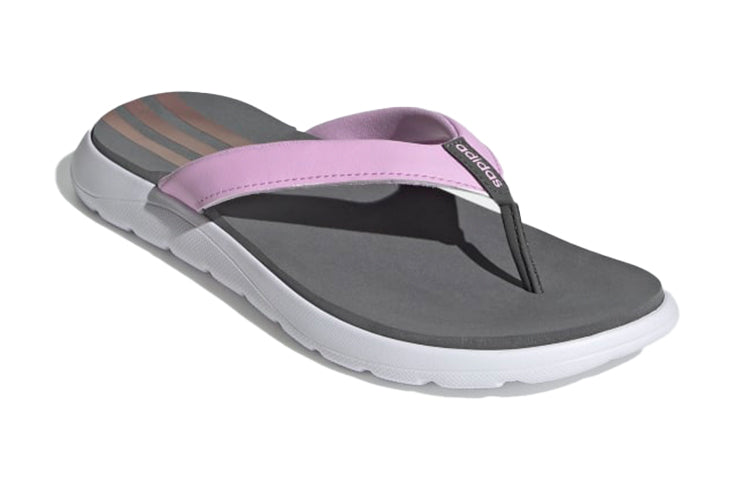 (WMNS) adidas neo Comfort Flip-Flops Slippers Grey/Purple FY8658
