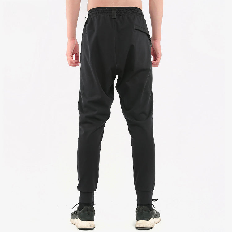 Men's Nike Knit Breathable Bundle Feet Lacing Sports Pants/Trousers/Joggers Black BV4453-010