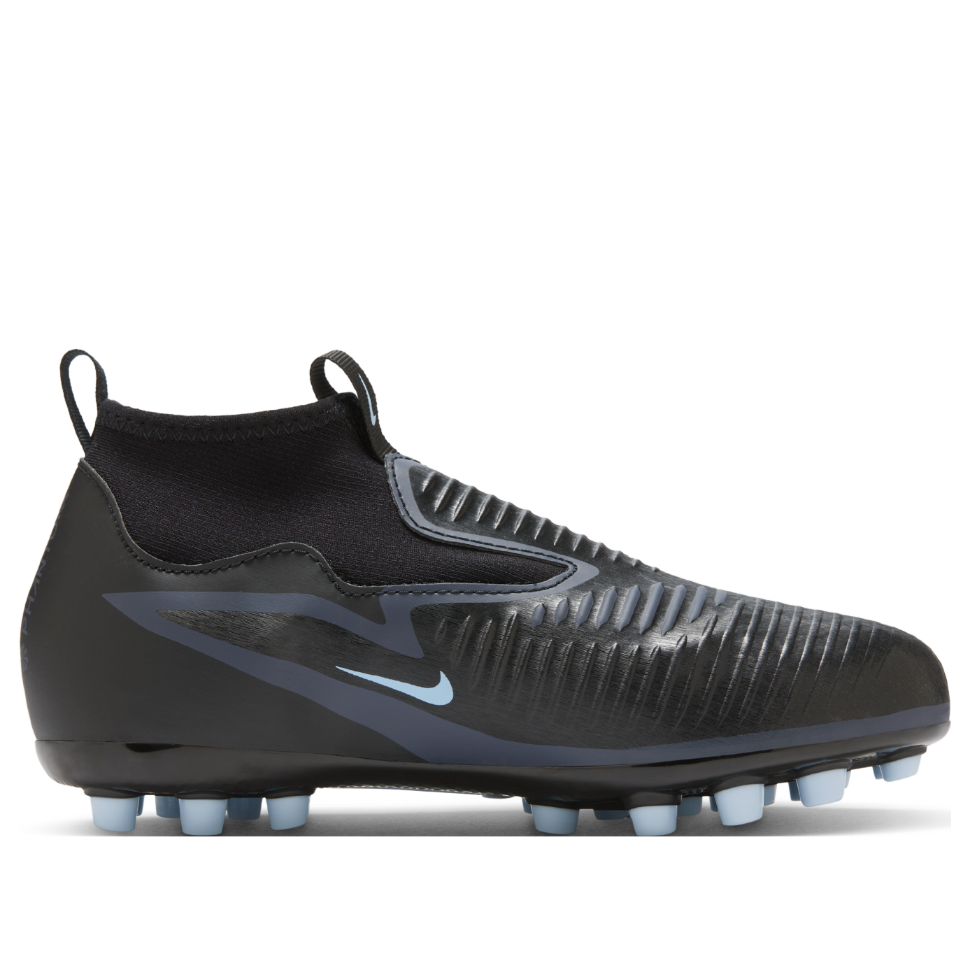 (GS) Nike Phantom 6 High Academy AG 'Black Ice Blue' HQ2034-003